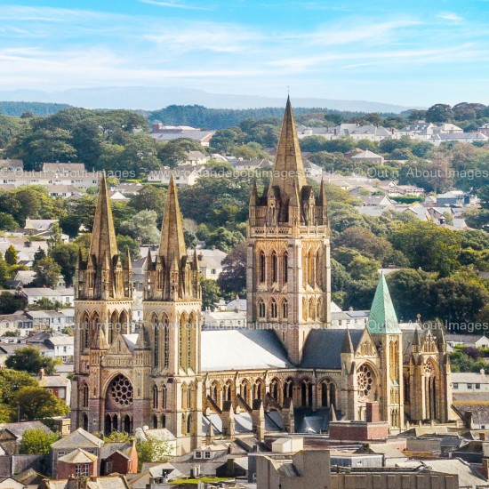 Cathedral of the Blessed Virgin Mary, Truro Greeting card D2-011 (9646)