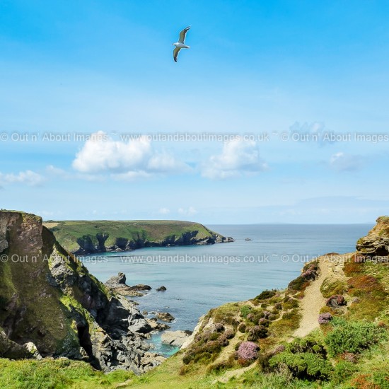 Hells Mouth, Cornwall Greeting card D2-012 (9653)