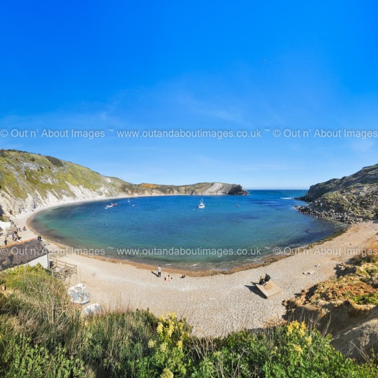 The Breathtaking Lulworth Cove Greeting card D1-064 (8830)